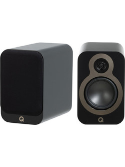 Q Acoustics 3030c Ζεύγος Ηχείων Hi-Fi Ραφιού 90W 2 Δρόμων Satin Black