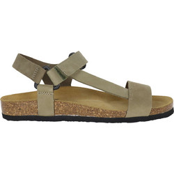 Plakton Γυναικεία Σανδάλια Suede Ανατομικά Χακί 186127