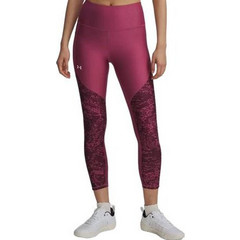 Under Armour Γυναικείο Κολάν 7/8 Ψηλόμεσο Μπορντό 1386407-659