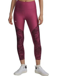 Under Armour Γυναικείο Κολάν 7/8 Ψηλόμεσο Μπορντό 1386407-659