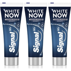 Signal White Now Οδοντόκρεμα για Λεύκανση 3x75ml