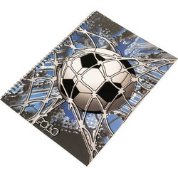 Polo Football Σπιράλ Τετράδιο Ριγέ B5 90 Φύλλων 3 Θεμάτων Πολύχρωμο 919002-8359
