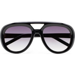 Kaleos PORTER-001 Γυναικεία Γυαλιά Ηλίου Aviator Κοκάλινα Μαύρα με Μαύρο Φακό