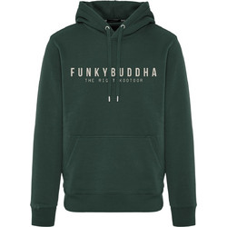 Funky Buddha Ανδρικό Φούτερ με Κουκούλα & Τσέπες Κυπαρισσί FBM012-075-06