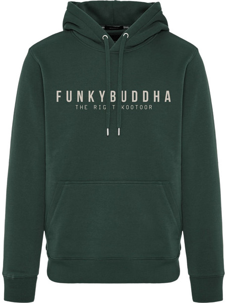 Funky Buddha Ανδρικό Φούτερ με Κουκούλα & Τσέπες Κυπαρισσί FBM012-075-06
