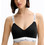 Calvin Klein Bralette με Ελαφριά Ενίσχυση χωρίς Μπανέλα Μαύρο LV00QF8504