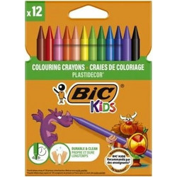 BIC Kids Κηρομπογιές Σετ 12τμχ