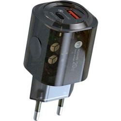 Kouvolsen CX-179B Φορτιστής χωρίς Καλώδιο με Θύρα USB-A & Θύρα USB-C 20W Power Delivery