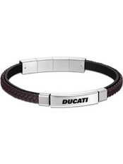 Ducati Voyage Ανδρικό Βραχιόλι Χειροπέδα από Δέρμα & Ατσάλι DTAGB0004901