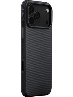 Pitaka Aramid UltraGuard Back Cover Black Grey Twill (iPhone 17 Pro)