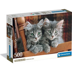 Puzzle Clementoni High Quality Collection Γατάκια 500 Κομμάτια