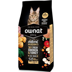 Ownat Ultra Young Sterilised Low Grain with Chicken & Turkey 3kg