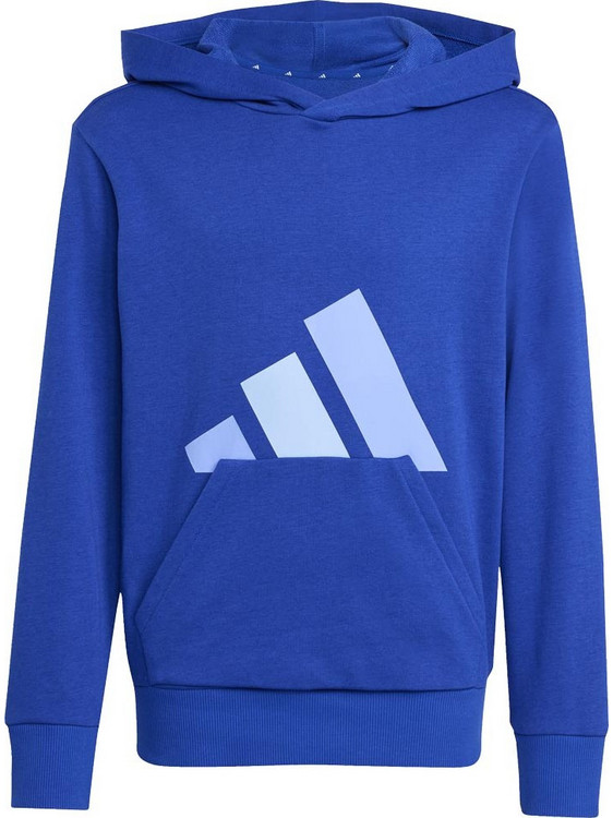 Adidas Παιδικό Φούτερ με Κουκούλα Royal Blue JV9901