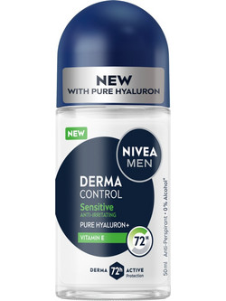 Nivea Derma Control Sensitive Ανδρικό Αποσμητικό Roll On 72h 50ml