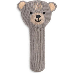 Jollein Bear Πλεκτή Κουδουνίστρα Πίεσης για Νεογέννητα