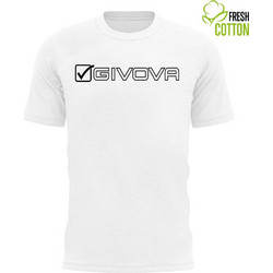 Givova Ανδρικό Αθλητικό T-Shirt Λευκό MA033-0003