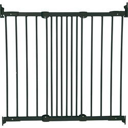 Babydan Πόρτα Ασφαλείας Flexi Fit Metal Μαύρη 105,5cm