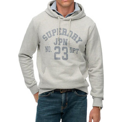 Superdry Ανδρικό Αθλητικό Φούτερ με Κουκούλα Γκρι M2014091A-JAR