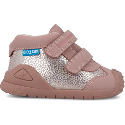 Biomecanics Παιδικά Sneakers Μποτάκια Ροζ Ασημί 251134-D032