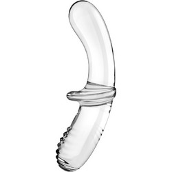 Satisfyer Double Crystal Hot & Cold Πρωκτικό Dildo Διαφανές D-237598