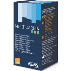 BSI Multicare In Ταινίες Μέτρησης Τριγλυκεριδίων 5τμχ
