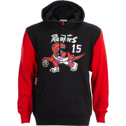 Mitchell & Ness Raptors 15 Ανδρικό Αθλητικό Φούτερ με Κουκούλα Μαύρο FNNP3417-TRA98VCABKRD