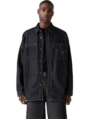 Levi's Ανδρικό Πουκάμισο Τζιν Μακρυμάνικο Overshirt Μπλε 003M1-0002