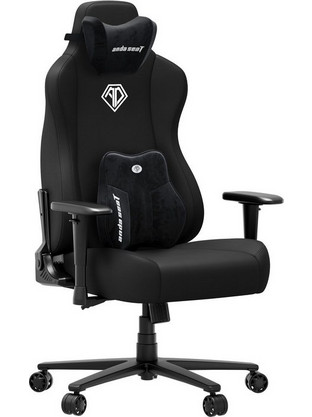 Anda Seat Novis Ultra XL Καρέκλα Gaming Υφασμάτινη με Ρυθμιζόμενα Μπράτσα Μαύρη AD23-XL-01-B-F-B02