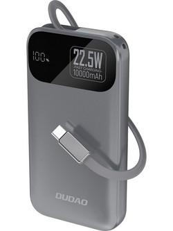 Dudao K31 Power Bank 10000mAh 22.5W με Θύρα USB-C Power Delivery Grey