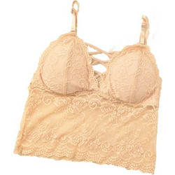 Potre Bralette με Ελαφριά Ενίσχυση χωρίς Μπανέλα Μπεζ 01235120042