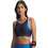 Under Armour Crossback Mid Αθλητικό Μπουστάκι με Μέτρια Στήριξη & Αφαιρούμενη Ενίσχυση Navy Μπλε 6005838-403