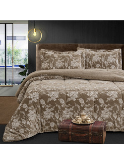Beauty Home Κουβερτοπάπλωμα King Size 240x260 Μπεζ Art 12672