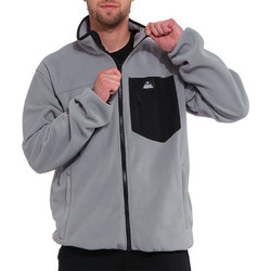 Horsefeathers Ανδρική Ζακέτα Fleece με Φερμουάρ Γκρι TM058B