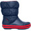Crocs Παιδικές Μπότες Χιονιού Navy Μπλε Κόκκινες Αδιάβροχες με Γούνα 14613-485