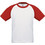 B&C Collection Παιδικό T-Shirt Κοντομάνικο Λευκό Κόκκινο TK350205