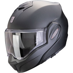 Scorpion Exo Tech Evo Pro Pearl Matt Black Κράνος Μηχανής Jet 1720gr