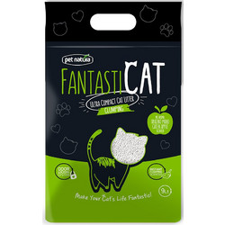 Pet Natura FantastiCat Άμμος Γάτας Μπετονίτης με Άρωμα Πράσινο Μήλο 10lt