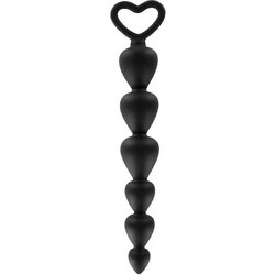 ToyJoy Bottom Beads Πρωκτικές Μπίλιες 17cm Μαύρες