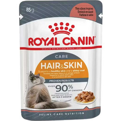 Royal Canin Care Hair & Skin Meat & Fish in Gravy 85gr