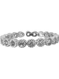 RO Accessories Γυναικείο Δαχτυλίδι Σειρέ Ολόβερο Ασημί R135