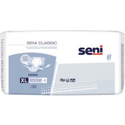 Seni Classic XLarge Πάνες Ακράτειας 6 Σταγόνες 30τμχ