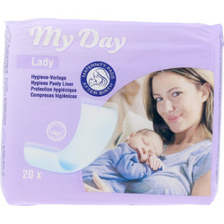 My Day Lady Σερβιέτες Λοχείας χωρίς Φτερά 20τμχ