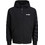 Jack & Jones Ανδρική Ζακέτα Φούτερ με Κουκούλα και Φερμουάρ Μαύρη 12278609