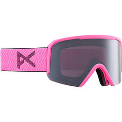 Anon Nesa 23950101-650 Μάσκα Σκι & Snowboard Ενηλίκων Ροζ με Φιμέ Φακό Γκρι