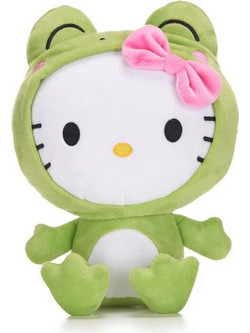 Posh Paws Kawaii Kuties Hello Kitty Ντυμένη Βατραχάκι 24cm