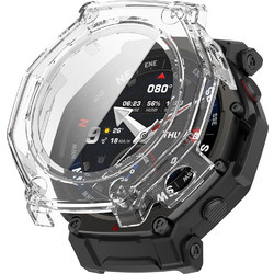 Techsuit Πλαστική Θήκη Tempered Glass για Amazfit T-Rex 3 Pro 48mm Διαφανής