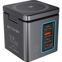 Blitzwolf BW-i113 Βάση Φόρτισης με Θύρα USB-A & 3 Θύρες USB-C 105W Power Delivery
