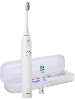 Truelife SonicBrush Clean70 UV White Ηλεκτρική Οδοντόβουρτσα με Χρονομετρητή Αισθητήρα Πίεσης & Θήκη Ταξιδίου
