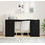 vidaXL Γραφείο Reception Ξύλινο 154.5x50x75cm 3402679