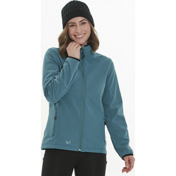 Whistler Covina Αθλητικό Γυναικείο Μπουφάν Softshell Κοντό Αντιανεμικό Πετρόλ W131006